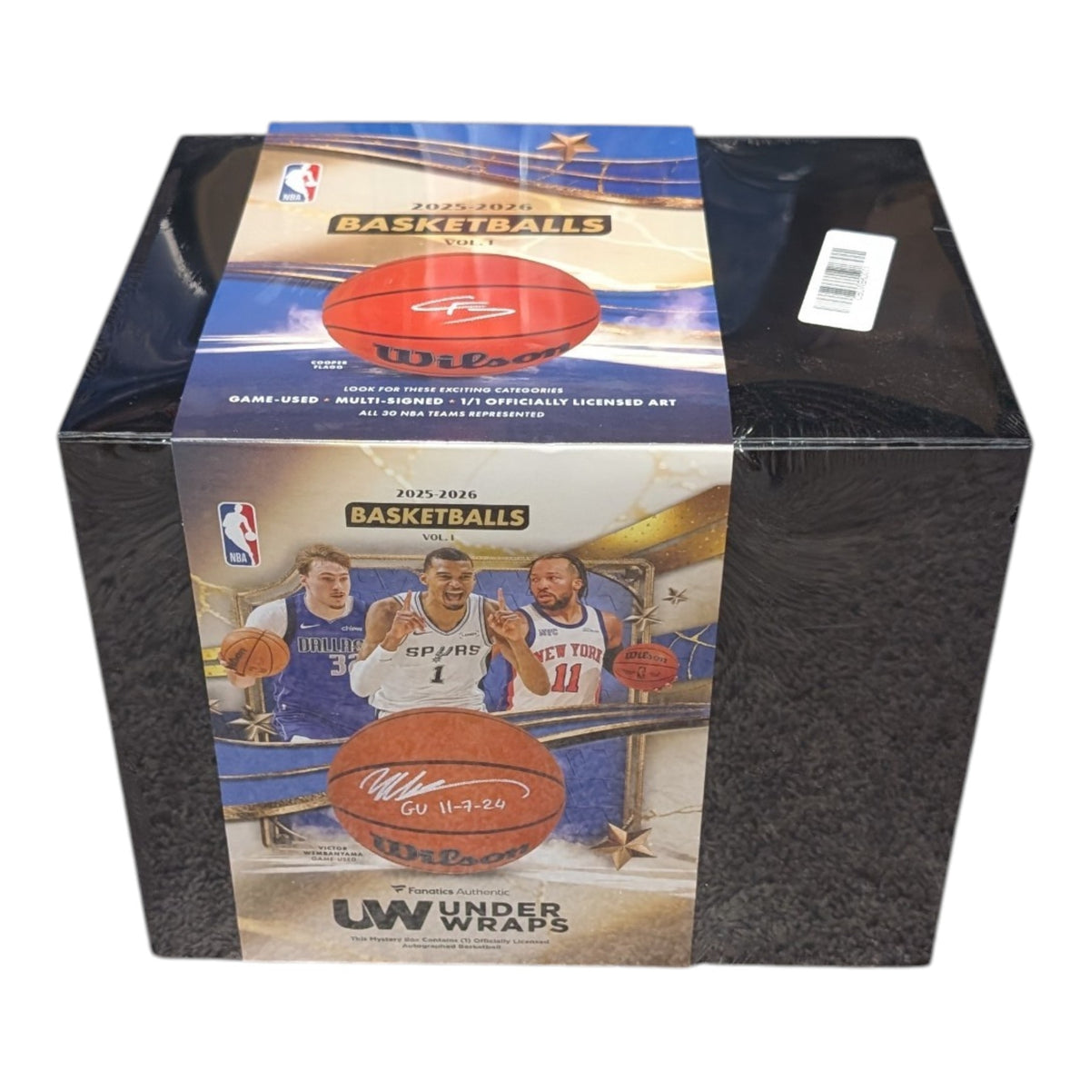 2025-26 Fanatics Authentic Under Wraps Autographed NBA Basketballs 