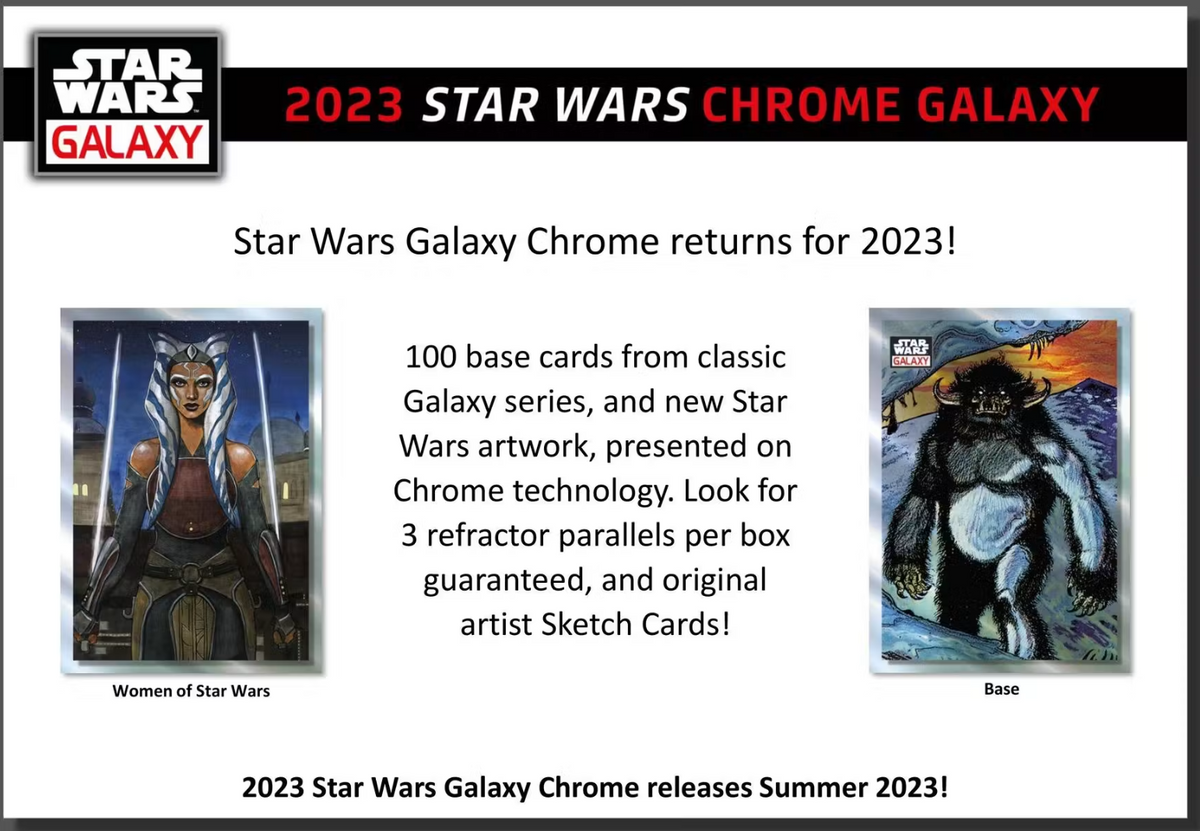 2023 Topps Star Wars Chrome Galaxy Hobby Box – JB's Sports Cards