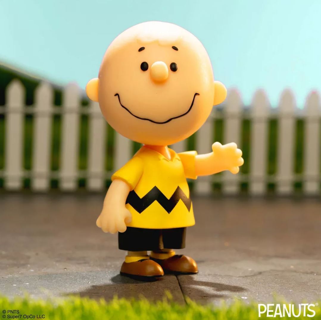 Super7 Peanuts Camp Charlie Brown 3.75 in Reaction Figure Super7 Peanuts Camp Charlie Brown 3.75 in Reaction Figure