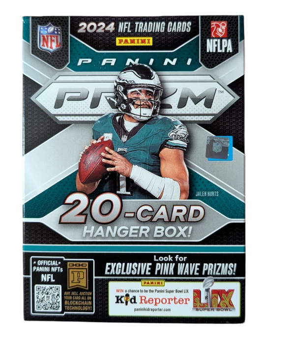 2024 Panini Prizm Football Hanger Box (Pink Wave Prizm's)
