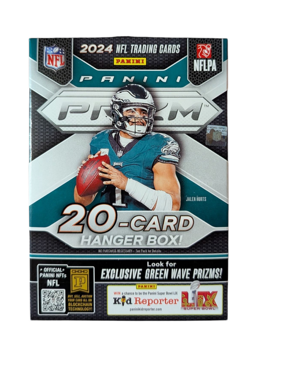 2024 Panini Prizm Football Hanger Box (Green Wave Prizm's)