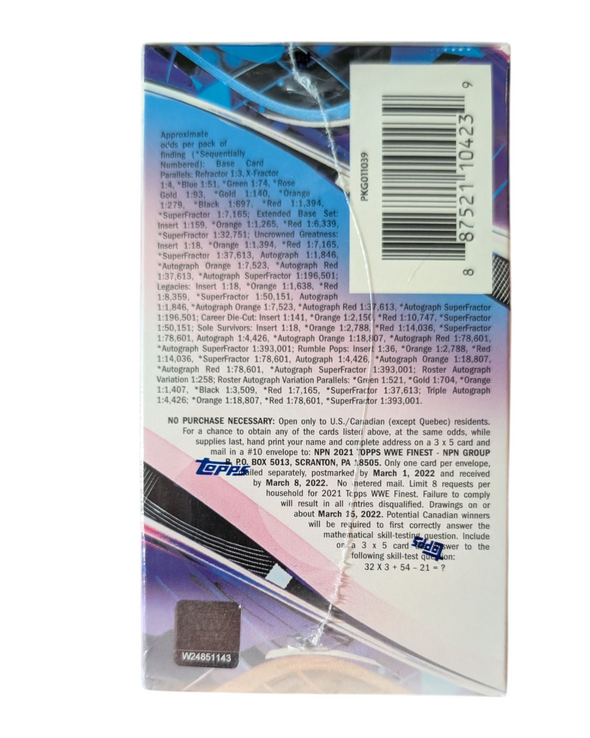 2021 Topps Finest WWE Blaster Box