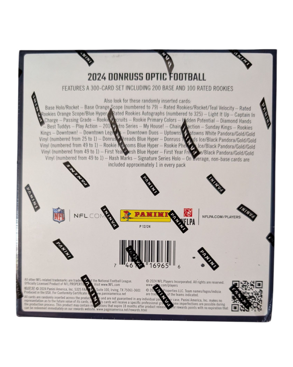 2024 Panini Donruss Optic Football Mega Box (Blue Hyper Parallel)
