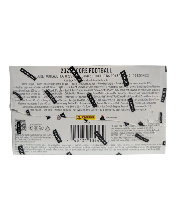 2025 Panini Score Football Retail Box
