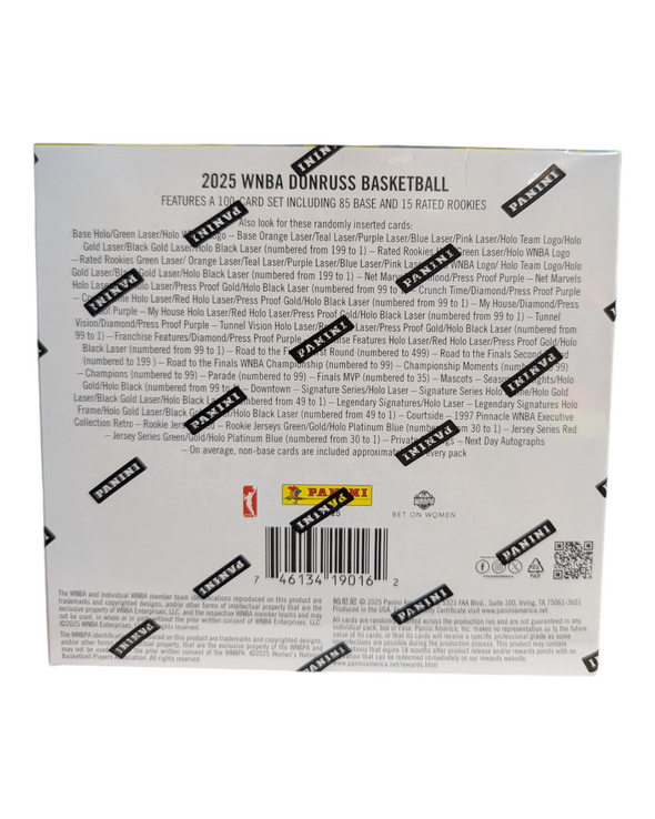 2025 Panini Donruss WNBA Basketball Hobby Box