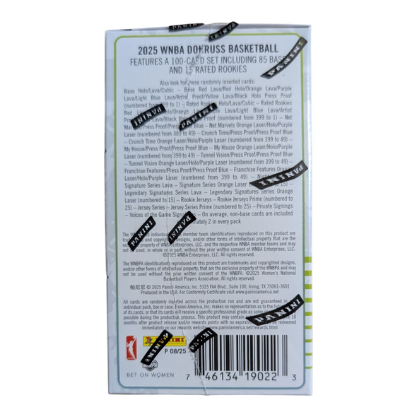 2025 Panini Donruss WNBA Basketball Blaster Box