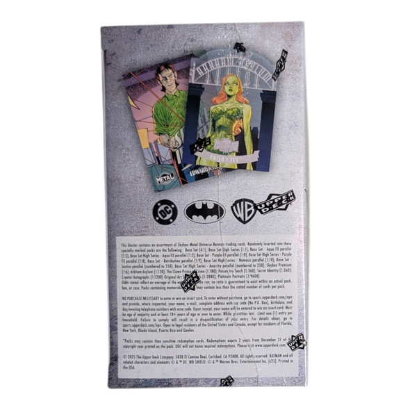 2025 Upper Deck Batman Skybox Metal Universe Blaster Box