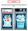2024 Donruss-White Hot Rookies-Bo Nix #WH9 PSA 8