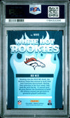 2024 Donruss-White Hot Rookies-Bo Nix #WH9 PSA 8