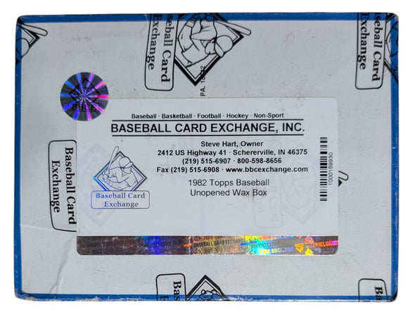 1982 Topps Baseball Wax Box (BBCE Authenticated)