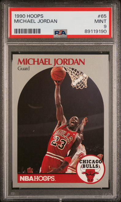 1990 Hoops-Michael Jordan # 65 PSA 9