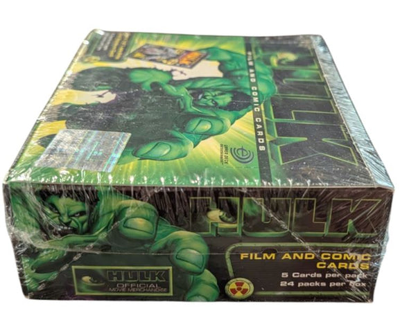 2003 Upper Deck Marvel Hulk Film And Comic Cards Box