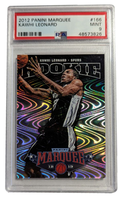 2012 Panini Marquee-Kawhi Leonard-RC # 166 PSA 9