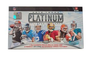 2012 Topps Platinum Football Hobby Box