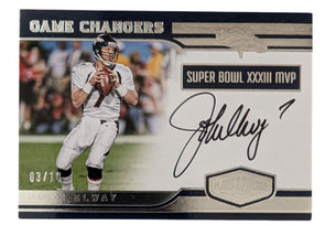 2016 Patches & Plates-Game Changers-John Elway Auto #5 #'d 03/10