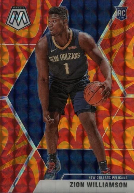 2019-20 Panini Mosaic Basketball Hanger Box (Reactive Orange Prizm's)