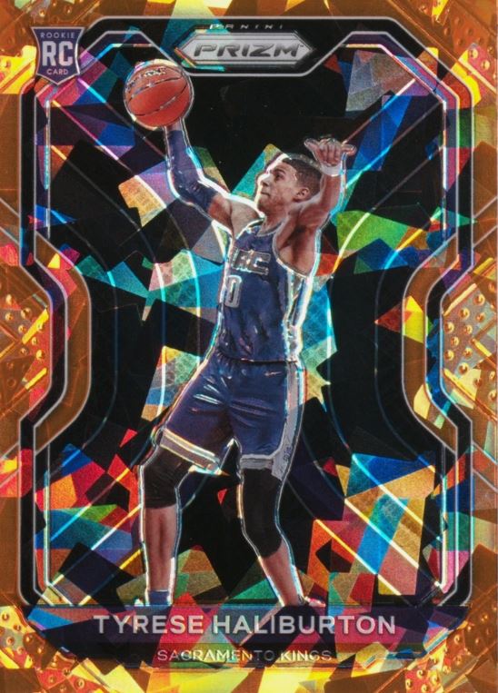 2020-21 Panini Prizm Basketball Hanger Box (Orange Ice Prizms)