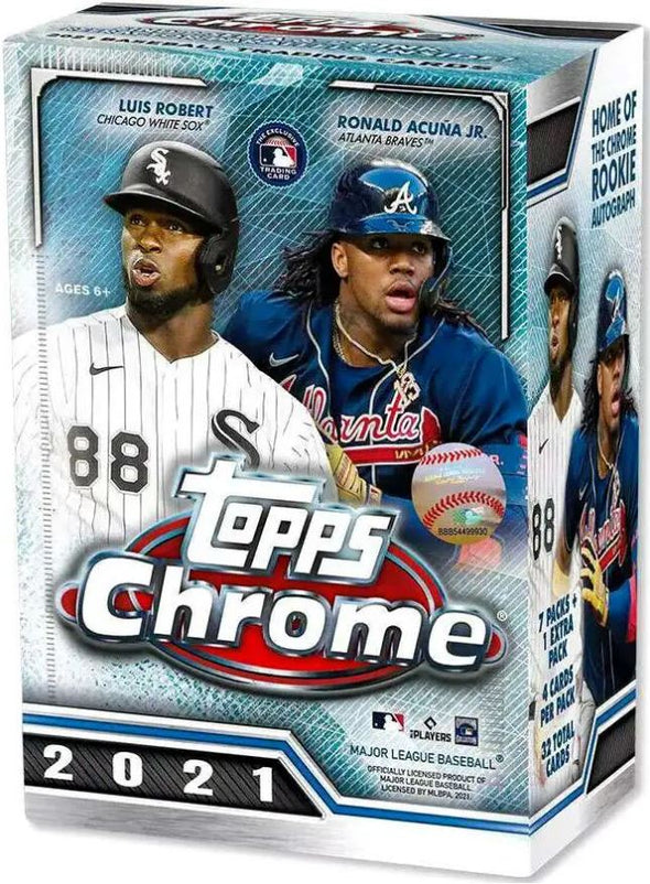 2021 Topps Chrome Baseball Blaster Box