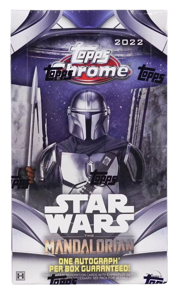 2022 Topps Chrome Star Wars The Mandalorian Beskar Edition Hobby Box
