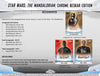 2022 Topps Chrome Star Wars The Mandalorian Beskar Edition Hobby Box