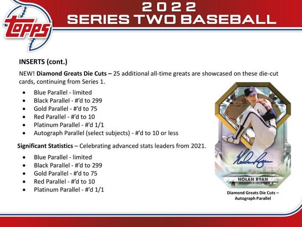 2022 Topps Series 2 Baseball Blaster Box