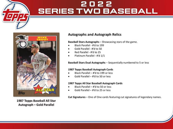 2022 Topps Series 2 Baseball Blaster Box