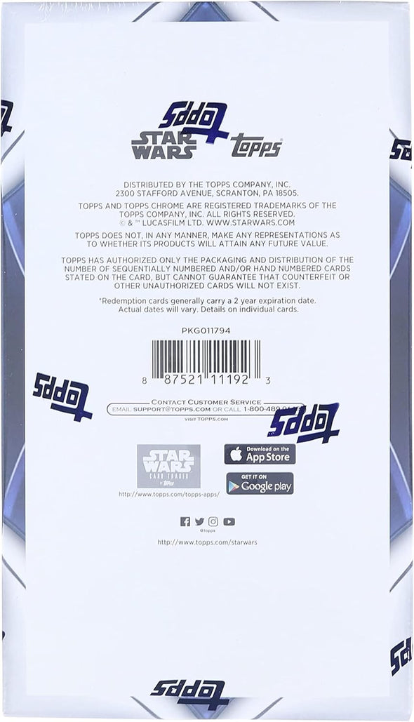 2022 Topps Chrome Star Wars The Mandalorian Beskar Edition Hobby Box