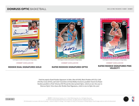 2023-24 Panini Donruss Optic Basketball Hobby Box (Pre-Order)