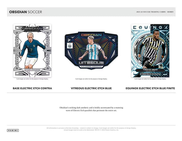 2023-24 Panini Obsidian Soccer Hobby Box (Pre-Order)