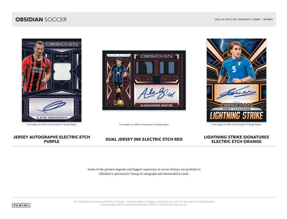 2023-24 Panini Obsidian Soccer Hobby Box (Pre-Order)