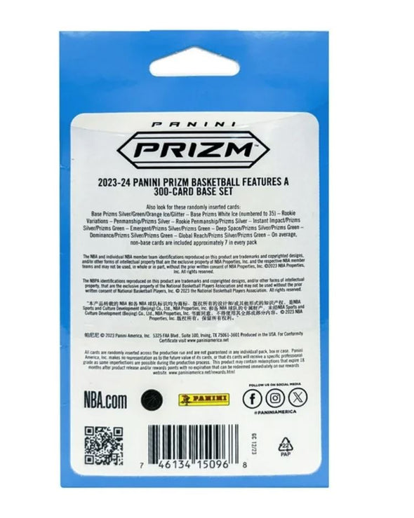 2023-24 Panini Prizm Basketball Hanger Box (Orange Ice Prizms)