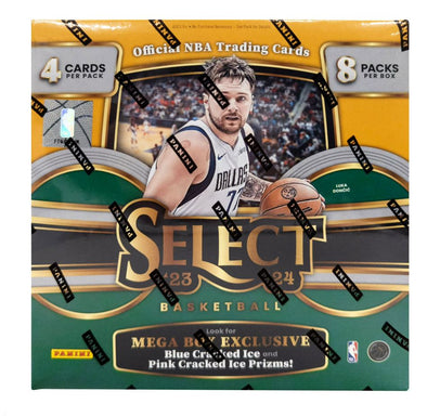2023-24 Panini Select Basketball Mega Box (Blue & Pink Cracked Ice Prizm's)