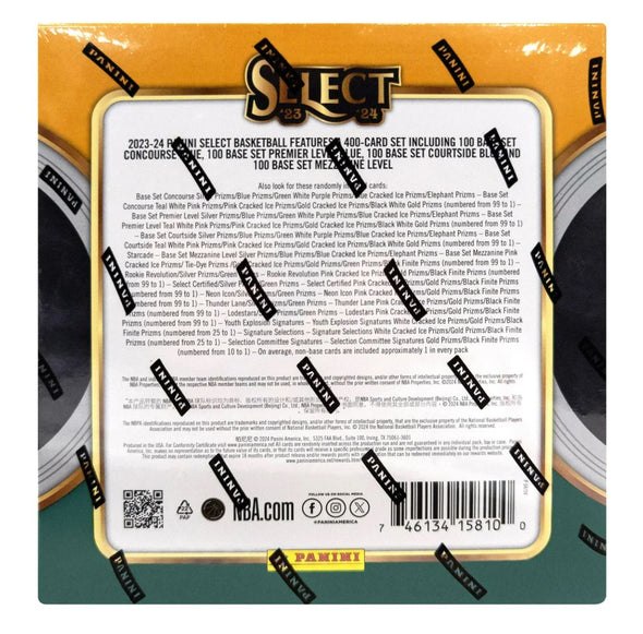 2023-24 Panini Select Basketball Mega Box (Blue & Pink Cracked Ice Prizm's)