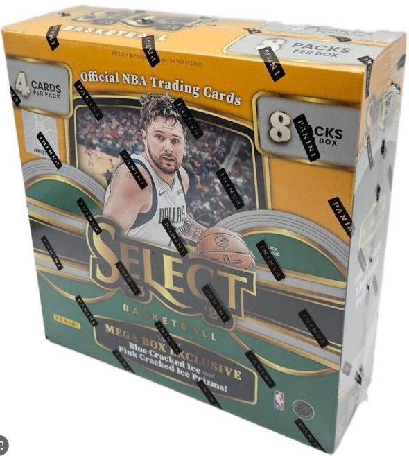 2023-24 Panini Select Basketball Mega Box (Blue & Pink Cracked Ice Prizm's)
