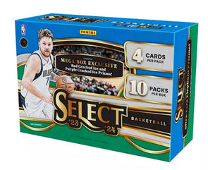 2023-24 Panini Select Basketball Mega Box (Red & Purple Cracked Ice)