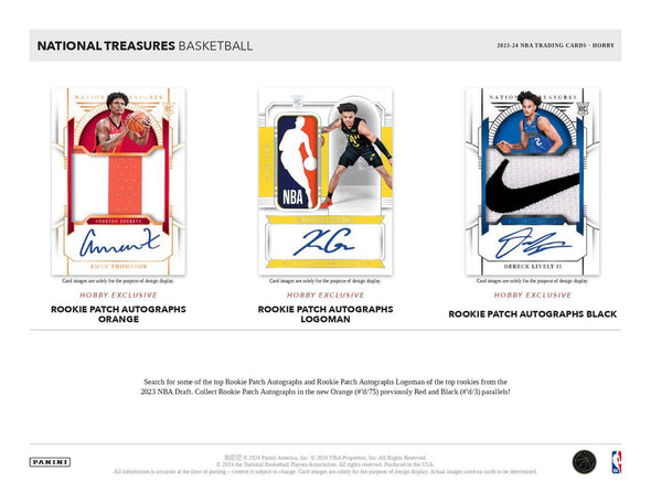 2023-24 Panini National Treasures Basketball Hobby Box