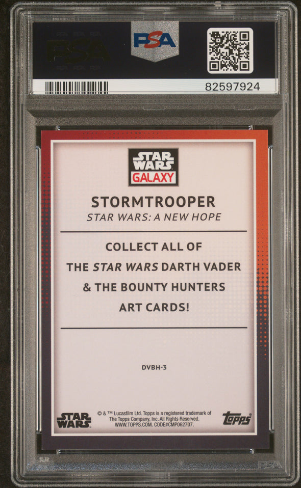 2023 Star Wars Galaxy Stormtrooper Atomic Refractor #DVBH3 #'d 107/150 PSA 9