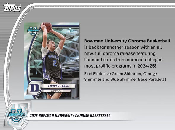 2024-25 Bowman Chrome U Basketball Mega Box