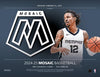 2024-25 Panini Mosaic Basketball Fast Break Box