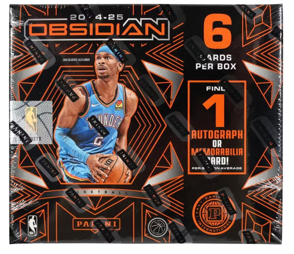 2024-25 Panini Obsidian Basketball International Hobby Box