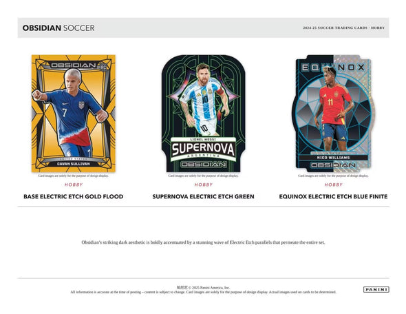 2024-25 Panini Obsidian Soccer Hobby Box
