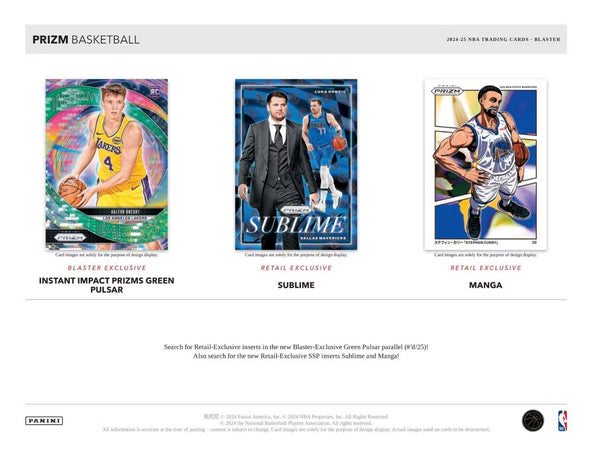 2024-25 Panini Prizm Basketball Blaster Box (Ice Prizms)