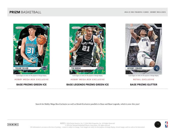 2024-25 Panini Prizm Basketball Hobby Mega Box