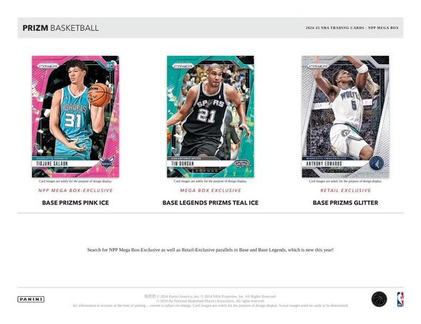 2024-25 Panini Prizm Basketball Mega Box (Pink Ice Prizm's)