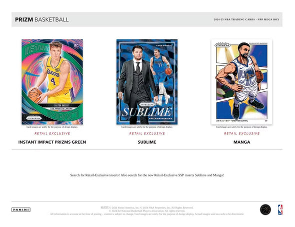 2024-25 Panini Prizm Basketball Mega Box (Pink Ice Prizm's)