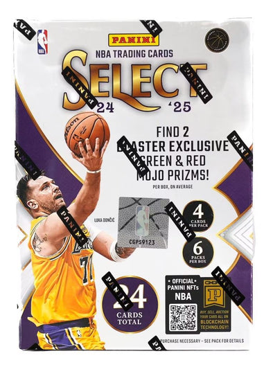 2024-25 Panini Select Basketball Hobby Blaster Box (Green & Red Mojo Prizms)