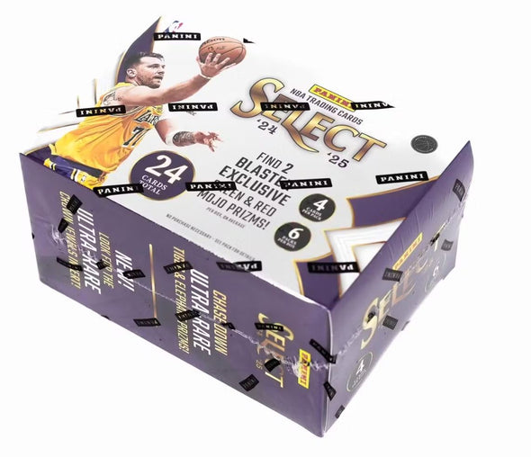 2024-25 Panini Select Basketball Hobby Blaster Box (Green & Red Mojo Prizms)