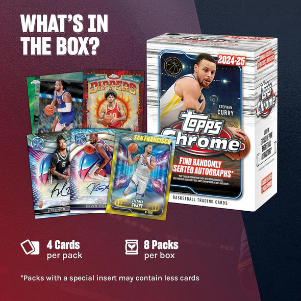 2024-25 Topps Chrome Basketball Blaster Box