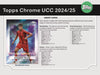 2024-25 Topps Chrome UEFA Club Competitions Soccer Blaster Box