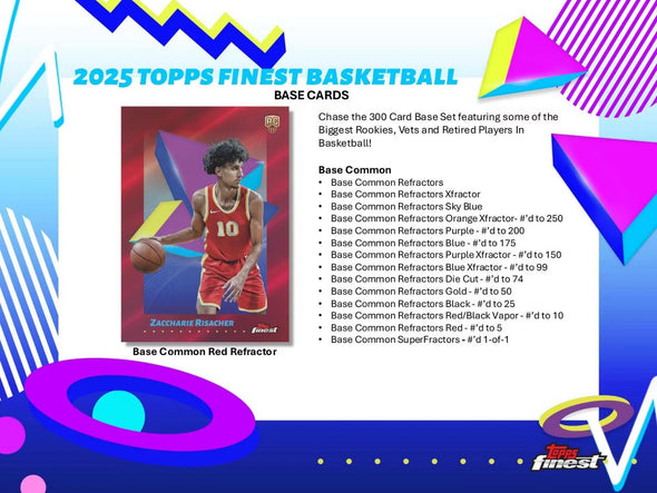 2024-25 Topps Finest Basketball Hobby Box